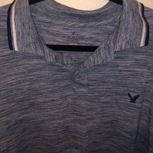 American Eagle Blue Polo (XL)
